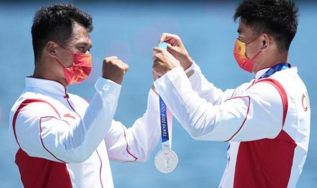 惜败失金亦是突破 男子双人划艇再度展现中国力量